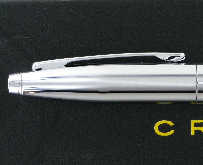 Personalised Cross AT0112-1 Calais Chrome Ballpoint Pen