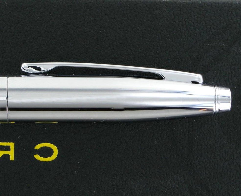 Personalised Cross AT0112-1 & AT0116-1ms Calais Chrome Pen Set