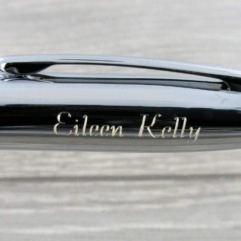 Personalised Cross 886-2ms ATX Pure Chrome Fountain Pen Engraveitnow Ltd