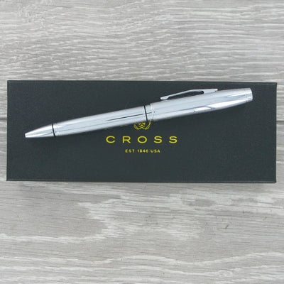 Personalised Cross AT0662-7 Coventry Chrome Ballpoint Pen - Engraveitnow Ltd