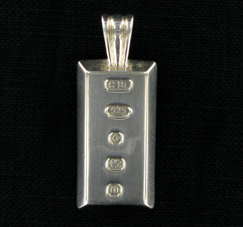 Large Solid Silver Ingot with Presentation Box