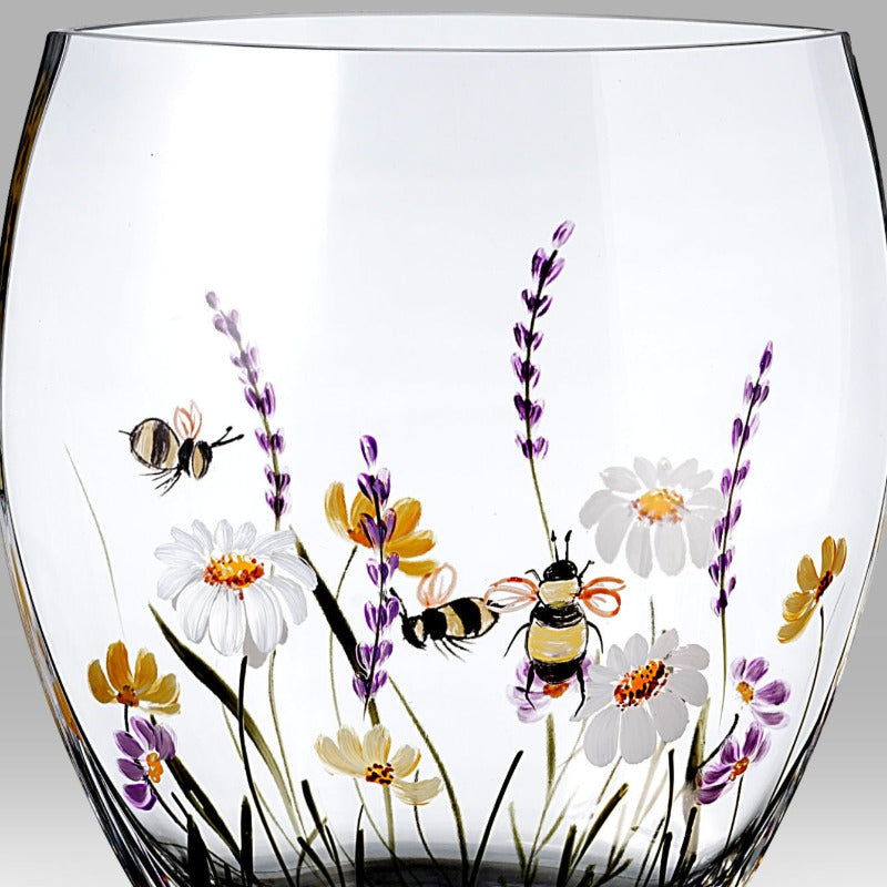 Nobile Bees & Blooms Curved Vase - 21cm