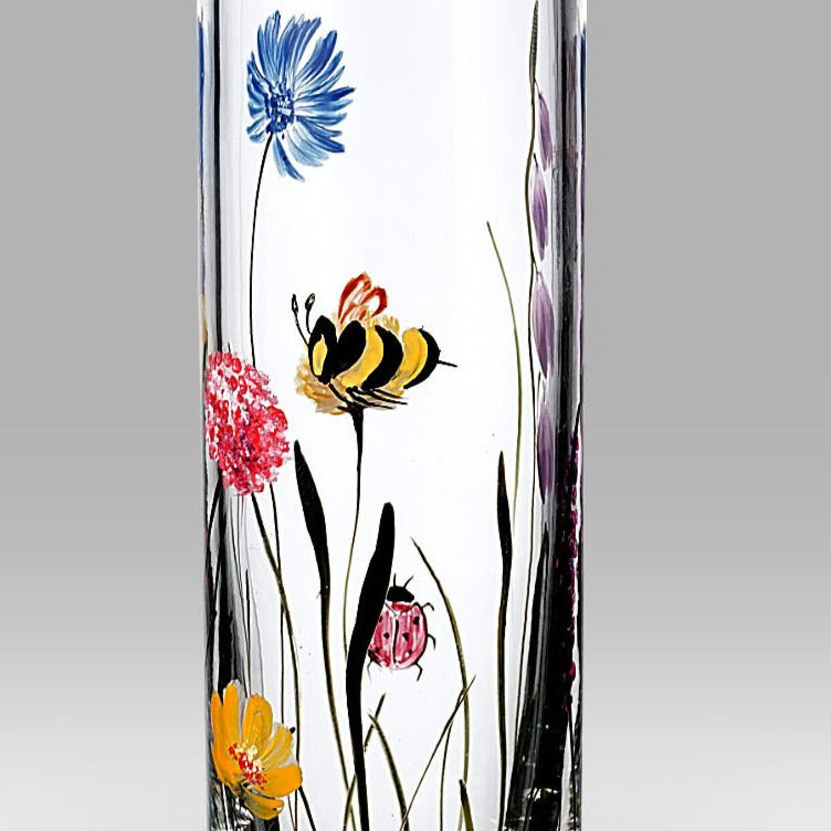 Nobile Bees & Ladybird Bud Vase - 19.5cm