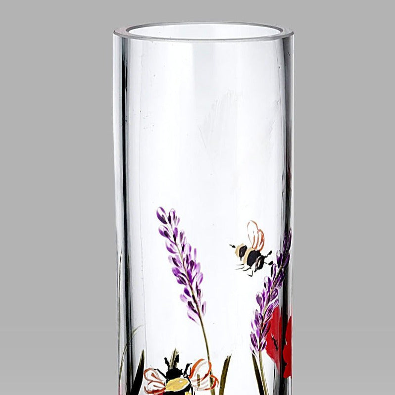 Nobile Bees & Poppy Bud Vase - 19.5cm