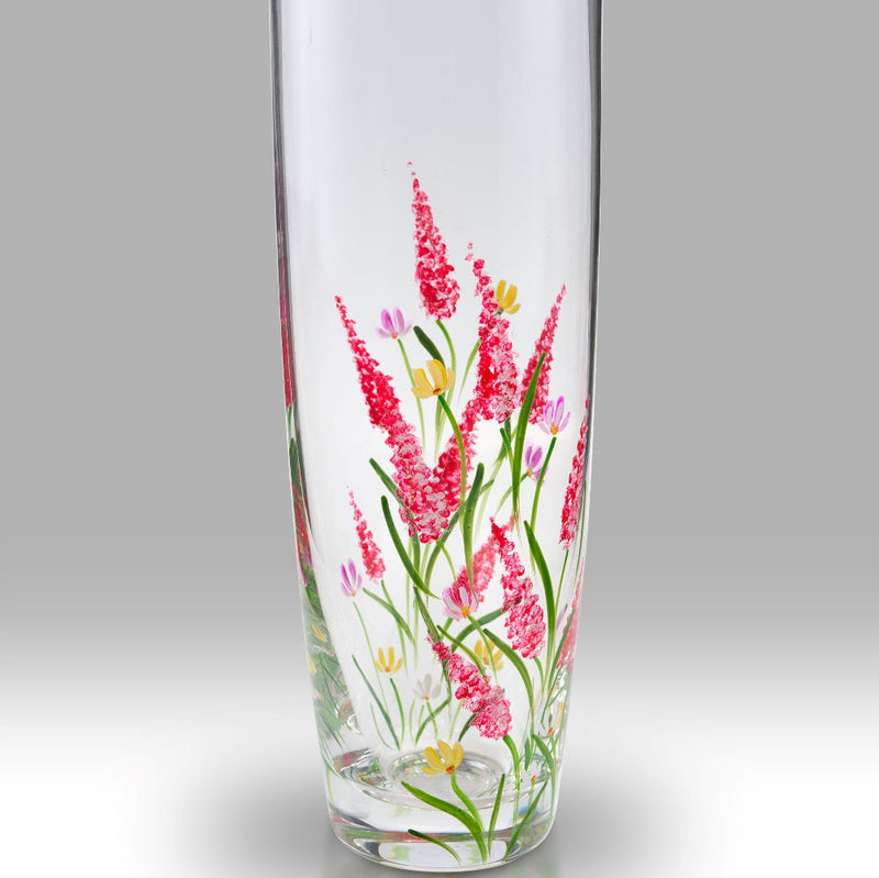 Nobile Cerise Elysian Cylinder Vase - 25cm