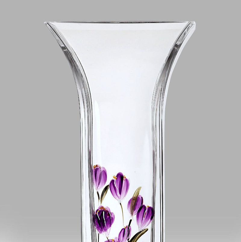 Nobile Crocus Mulberry Flared Vase - 22.5cm
