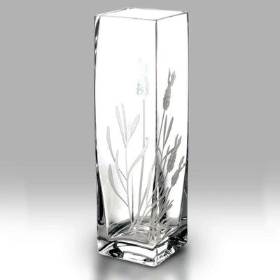 Nobile Lavender Deep Cut Vase - 21cm - Engraveitnow Ltd