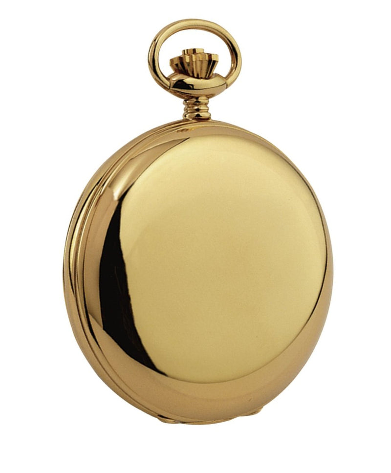 Gold Plated Half Hunter Pocket Watch by Burleigh with Stand GP1926