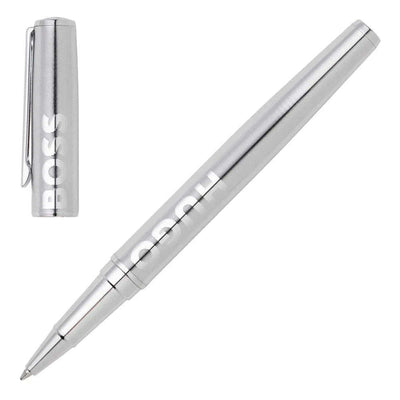 Hugo Boss Label Chrome Rollerball Pen - HSH2095B - Engraveitnow Ltd
