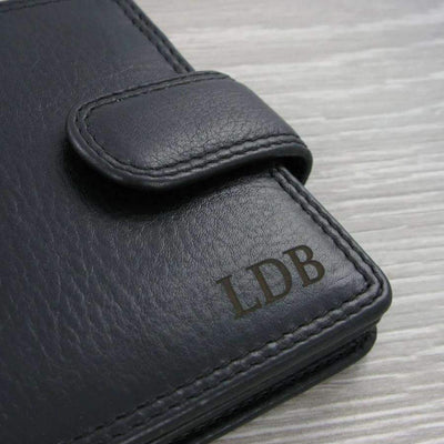 Visconti Heritage HT9 Sloan Soft Black Leather Wallet - Engraveitnow Ltd