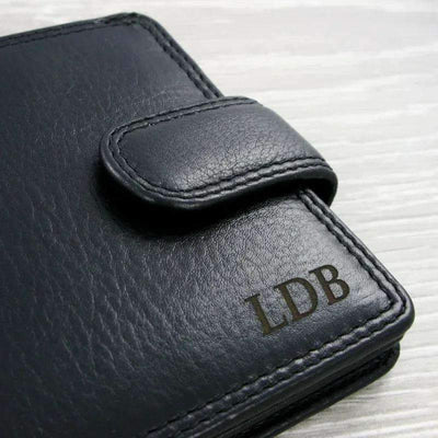 Visconti Heritage HT10 Knightsbridge Soft Black Leather Wallet - Engraveitnow Ltd
