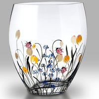 Nobile Ladybird Garden Curved Vase - 21cm