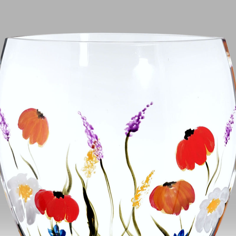 Free Engraving - Nobile Meadow Curved Vase - 21cm