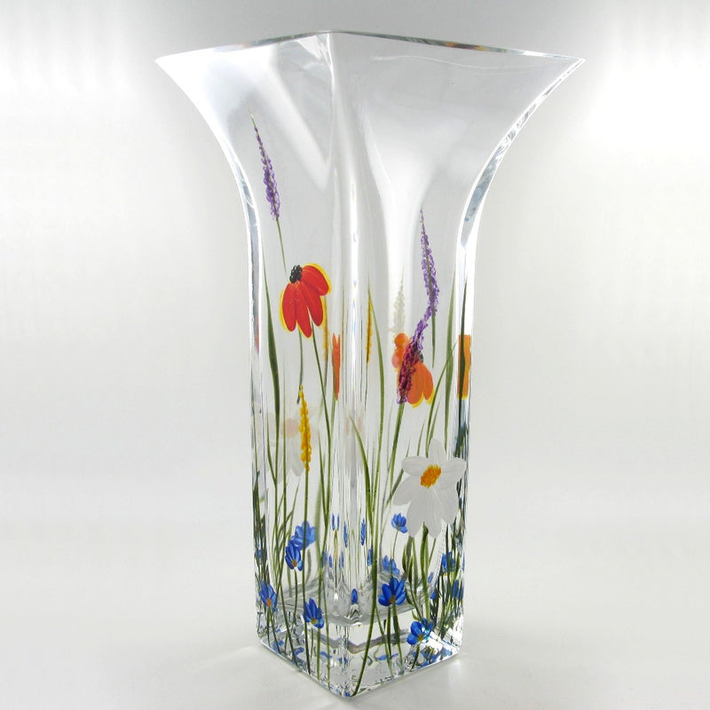 Free Engraving - Nobile Meadow Flared Vase - 22.5cm