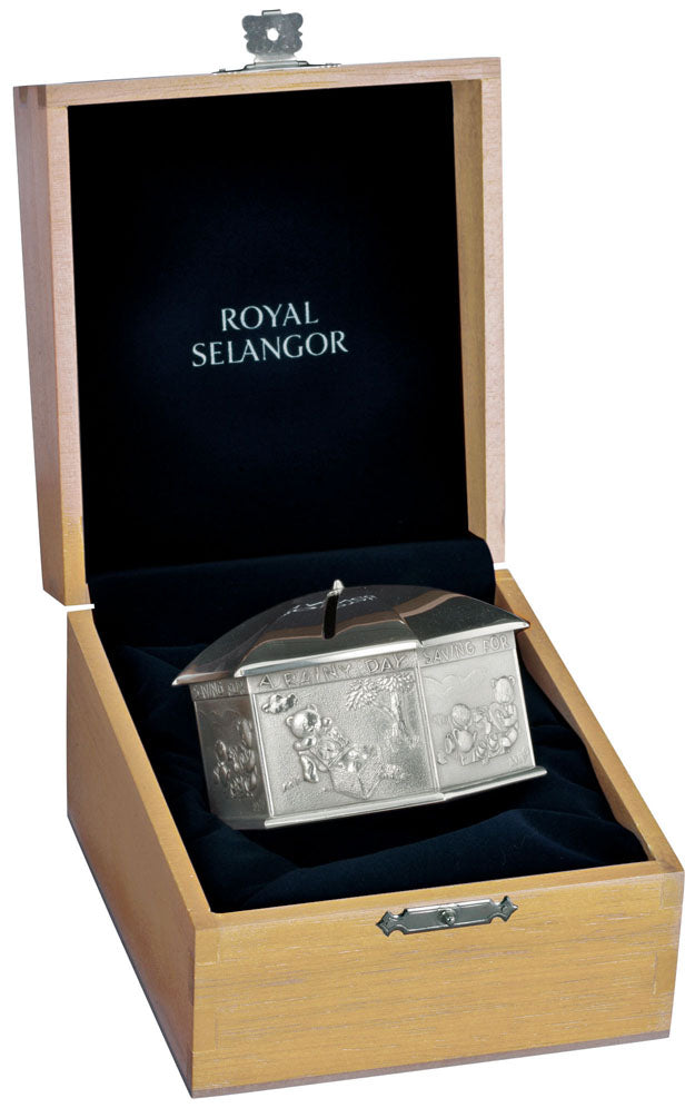 Royal Selangor Coin Box with Wooden Case OE0634