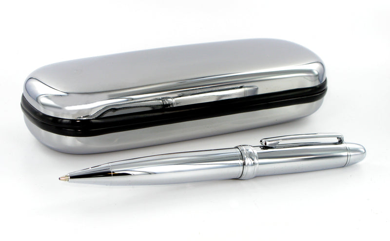 50 x Chrome Pen & Pen Case