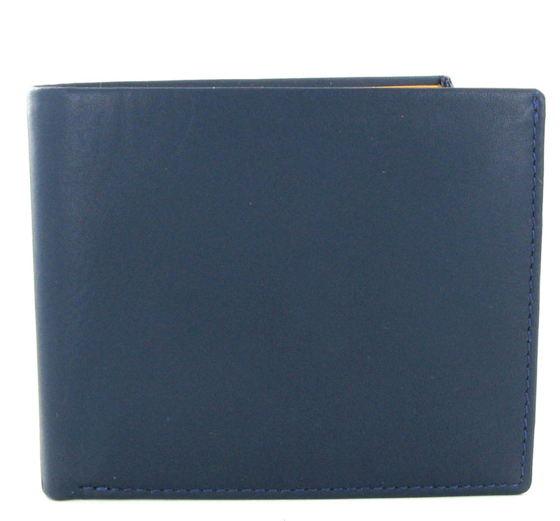 Visconti Parma PM101 Pablo Blue'n'Mustard Soft Leather Wallet