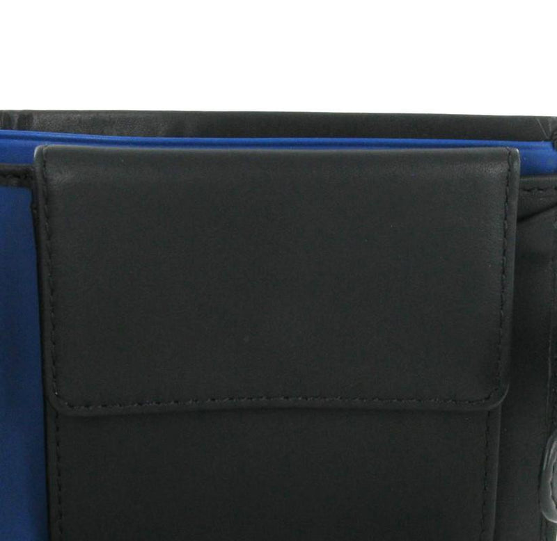 Visconti Parma PM102 Black'n'Blue Soft Leather Wallet