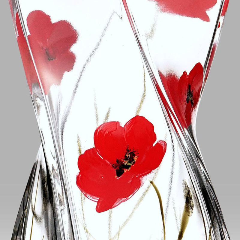 Nobile Poppy Fields Twist Vase - 20cm