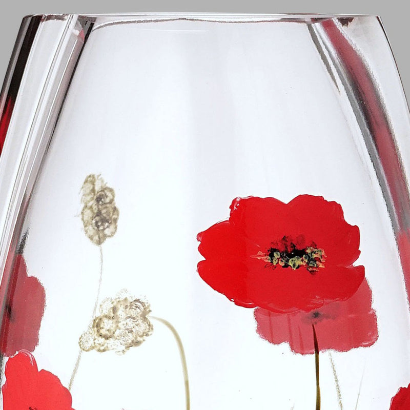 Nobile Poppy Fields Roundish Vase - 20cm