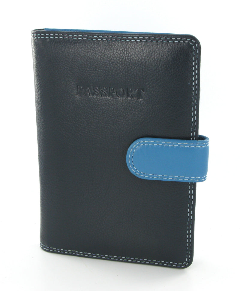 Visconti Rainbow Passport Holder RB75 Blue Multi