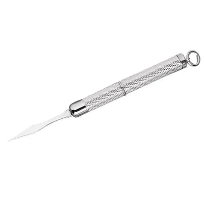 Toothpick Twist Action Engine Turned 925 Silver 4066 - Engraveitnow Ltd
