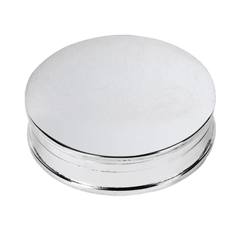 Pill Box Round 925 Solid Silver 4074
