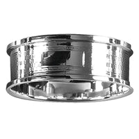 Slim Napkin Ring Engine Turned 925 Solid Silver 4082