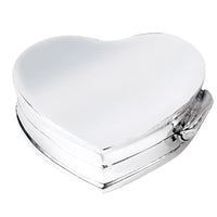 Pill Box Heart Shape 925 Solid Silver 4371