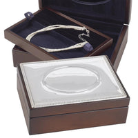 Silver Top Trinket Box Extra Large 7885