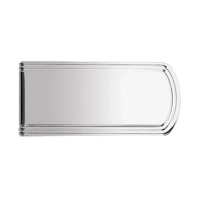 Money Clip Silver Plated with Boarder Line 9361 - Engraveitnow Ltd