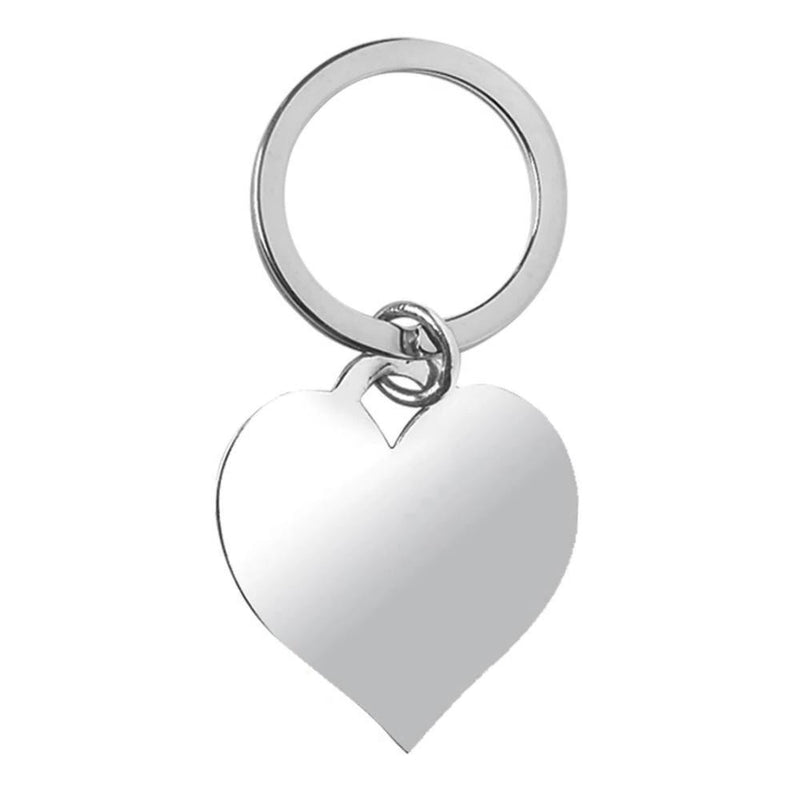 Heart Keyfob Silver Plated EP9350