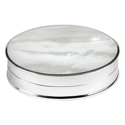 Pill Box Mother of Pearl 925 Solid Silver 8832 - Engraveitnow Ltd