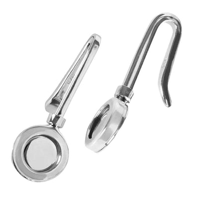 Napkin Hook Plain 925 Silver 9276 - Engraveitnow Ltd