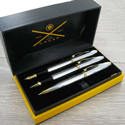 Cross Townsend Pen Set 3 Personalised - Engraveitnow Ltd