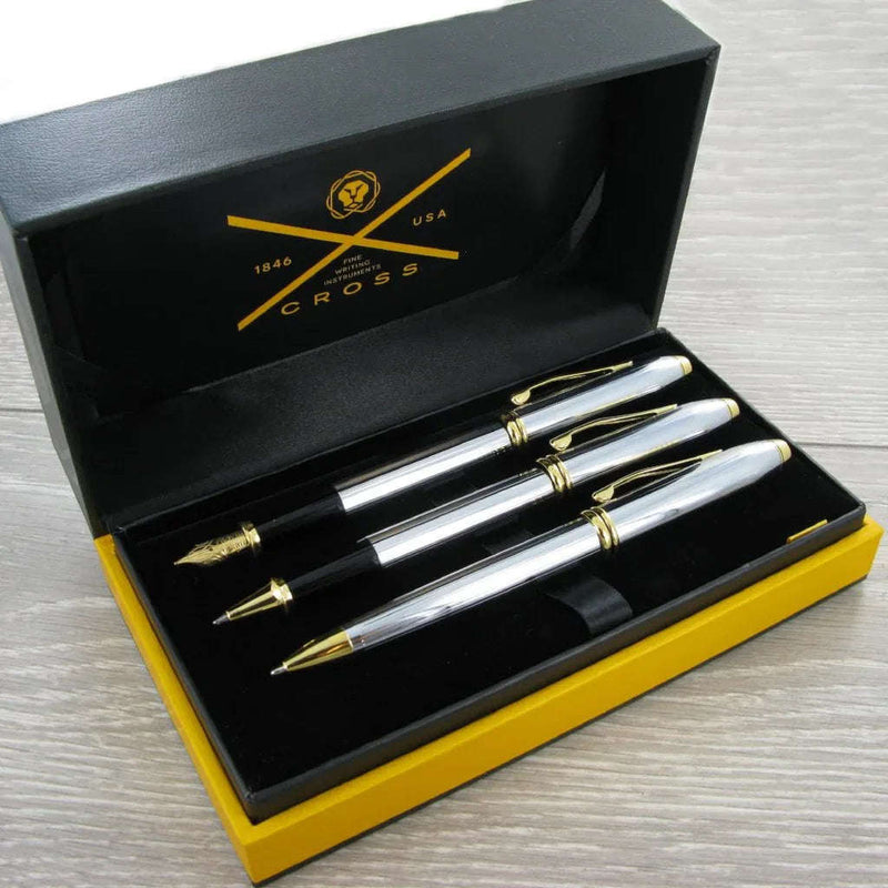 Cross Townsend Pen Set 3 Personalised - Engraveitnow Ltd