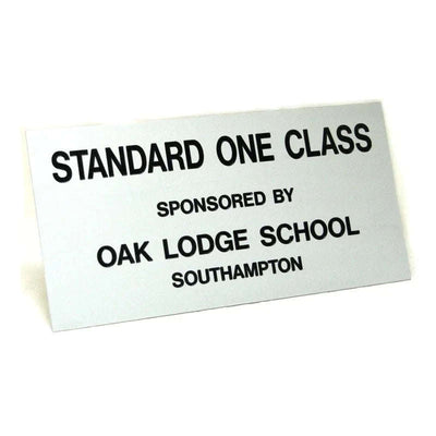 Aluminium Plate 4" x 2" - Engraveitnow Ltd
