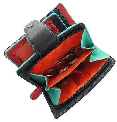 Visconti Spectrum Purses SP31 Poppy Ladies Leather Purse - Engraveitnow Ltd