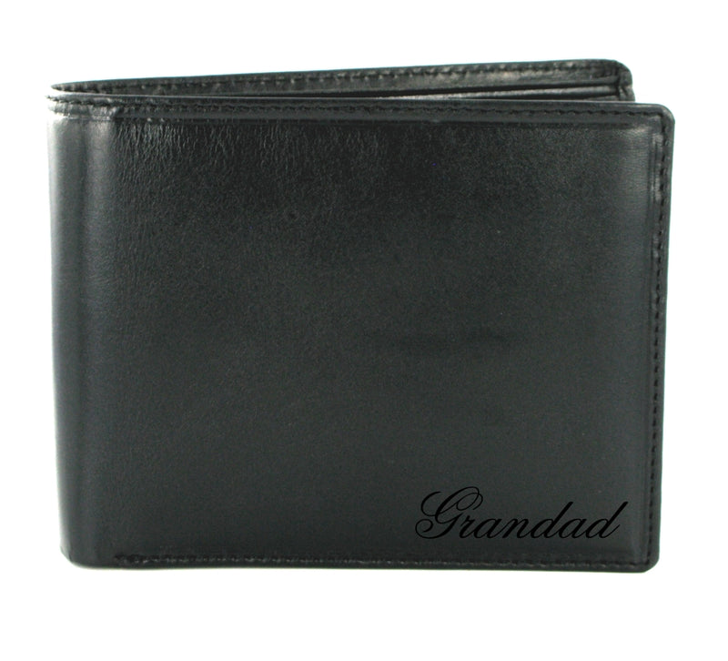 Visconti Monza MZ4 Lazio Italian Black Leather Wallet