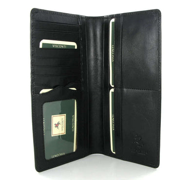 Visconti Monza MZ6 Black RFID Gents Jacket Wallet - Engraveitnow Ltd