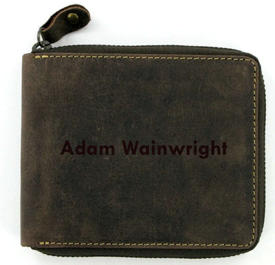 Visconti Bullet Zipped Leather Wallet 702 - Engraveitnow Ltd