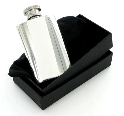 Pewter Hip Flask 2oz Plain - Engraveitnow Ltd