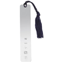 Long Solid Silver Bookmark with Tassle