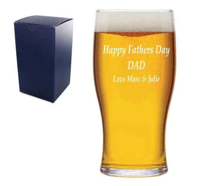 Lager Glass 1 Pint with Free Engraving - Engraveitnow Ltd