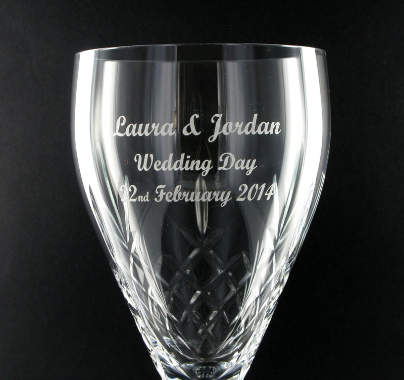Mayfair Wine Goblet Pair with Presentation Box & Free Engraving