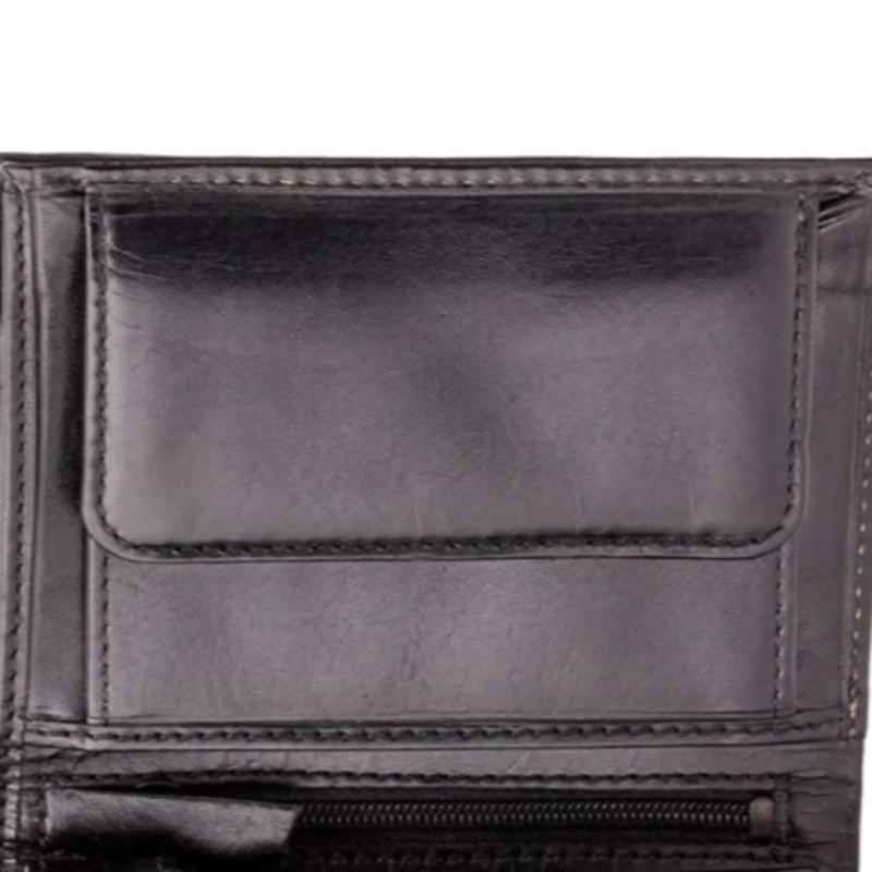 Visconti Monza MZ3 Milan Italian Black RFID Leather Wallet