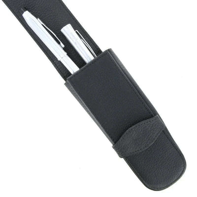 Online Leather Pen Case for 2 Pens - 90759 - Engraveitnow Ltd