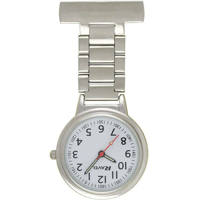 Easy Read Engraved Nurse Fob Watch Chrome R1101.10 - Engraveitnow Ltd