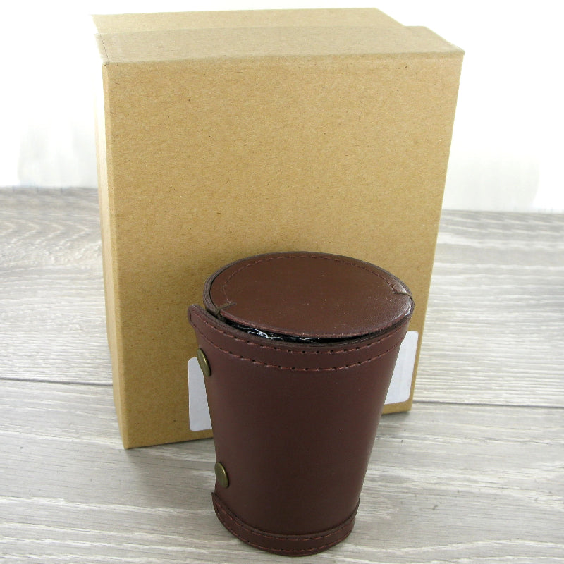 Shooting Cups & Leather Case R3387