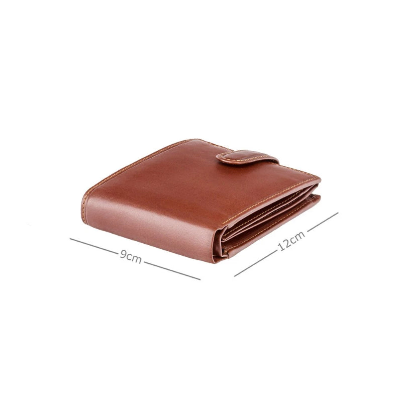 Visconti Monza MZ5 Rome Italian Brown Leather Wallet with RFID